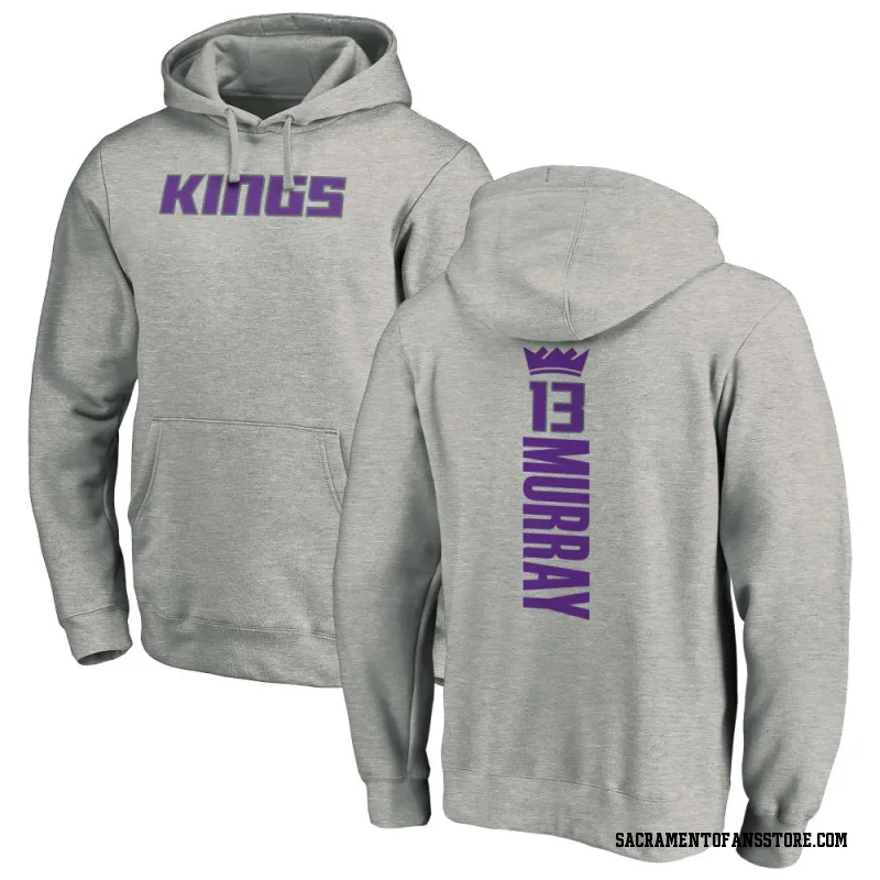 Men's Keegan Murray Sacramento Kings Ash Backer Pullover Hoodie