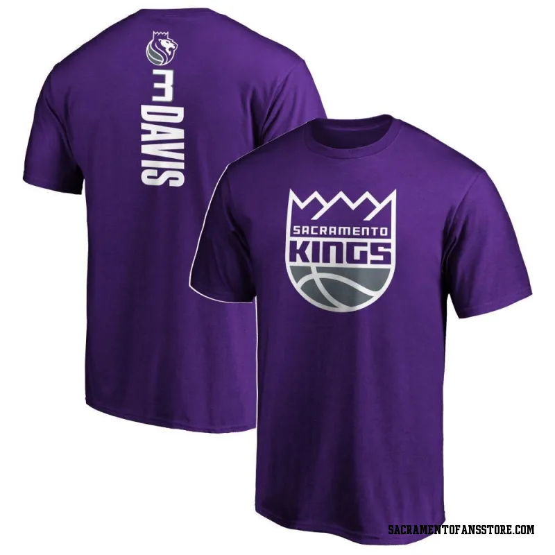 Purple Men's Terence Davis Sacramento Kings Backer T-Shirt