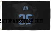 Blue Sacramento Kings  Alex Len Black  Flag (3 X 5)